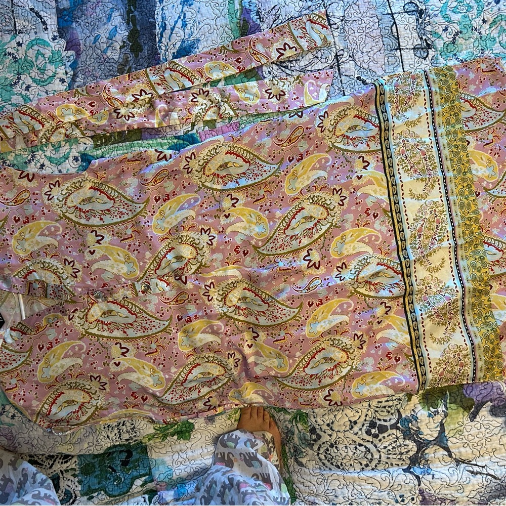 Zara dress- beautiful multi pink maxi dress